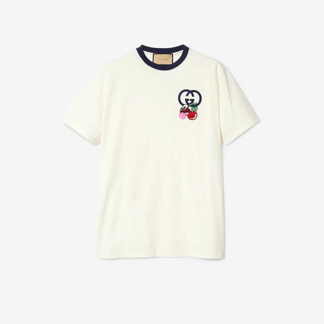 ÁO GUCCI FRUITS T SHIRT WHITE