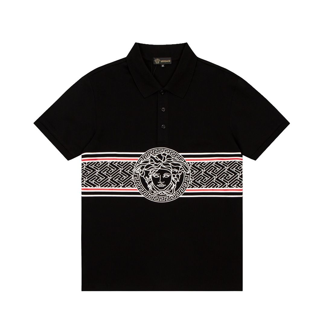 ÁO VERSACE MEDUSA Logo Polo-Shirt