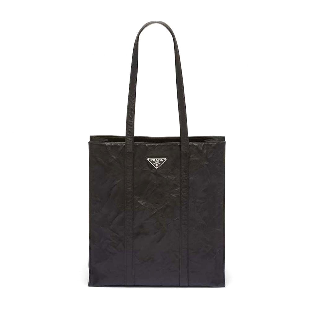 TÚI Prada Women Small Antique Nappa Leather Tote-Black