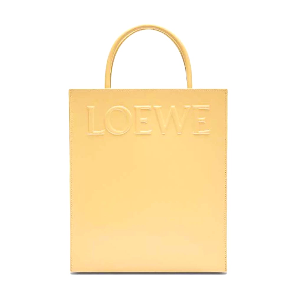 TÚI Loewe Women LOEWE Standard A4 Tote in Sleek Calfskin-Beige