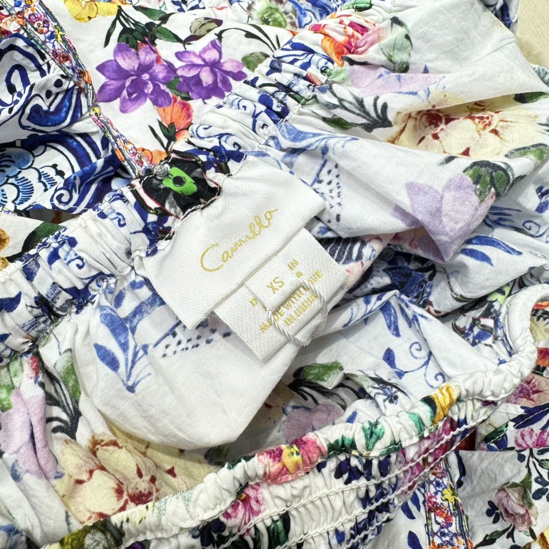 VÁY CAMILLA V NECK DIAMOND BUTTERFLY MID DRESS High Classy