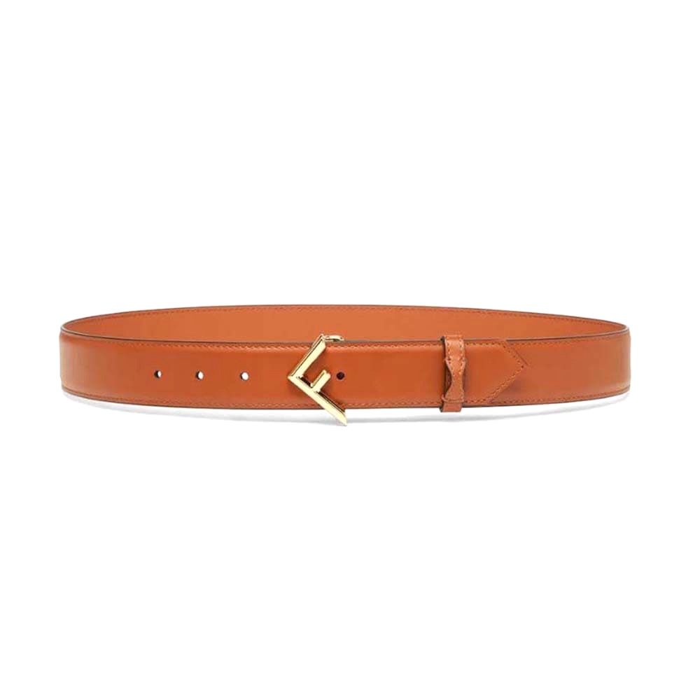 DÂY LƯNG Fendi Women Brown Leather Belt