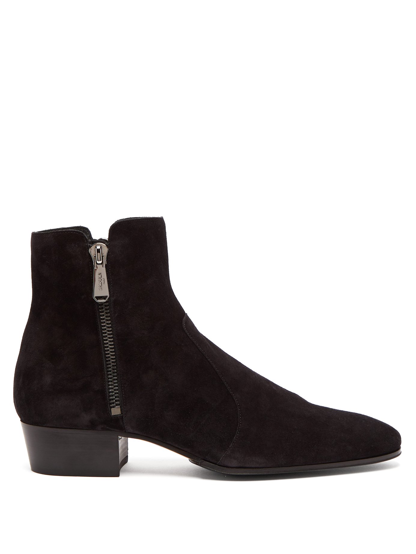 GIÀY BALMAIN  Anthos suede ankle boots