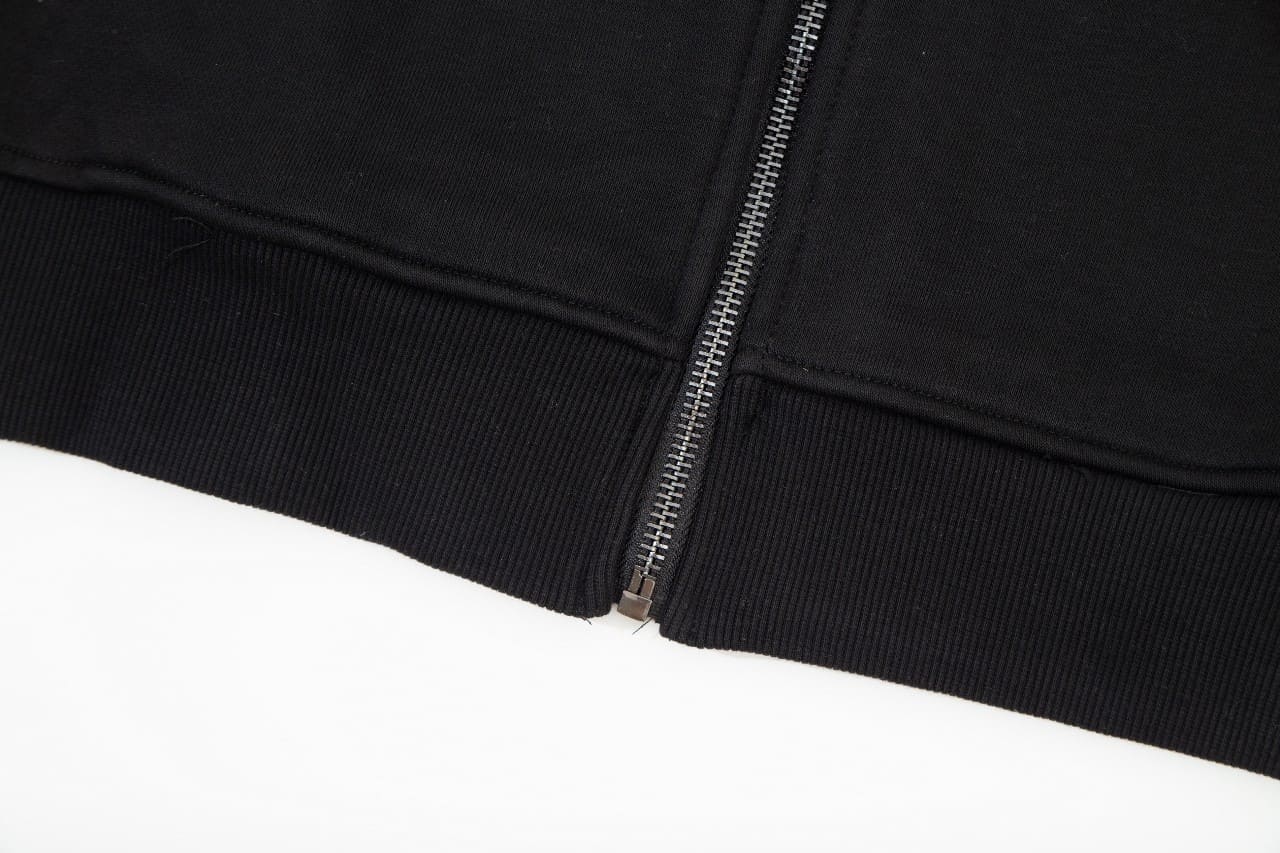 ÁO FENDI FF Zip Black Coat