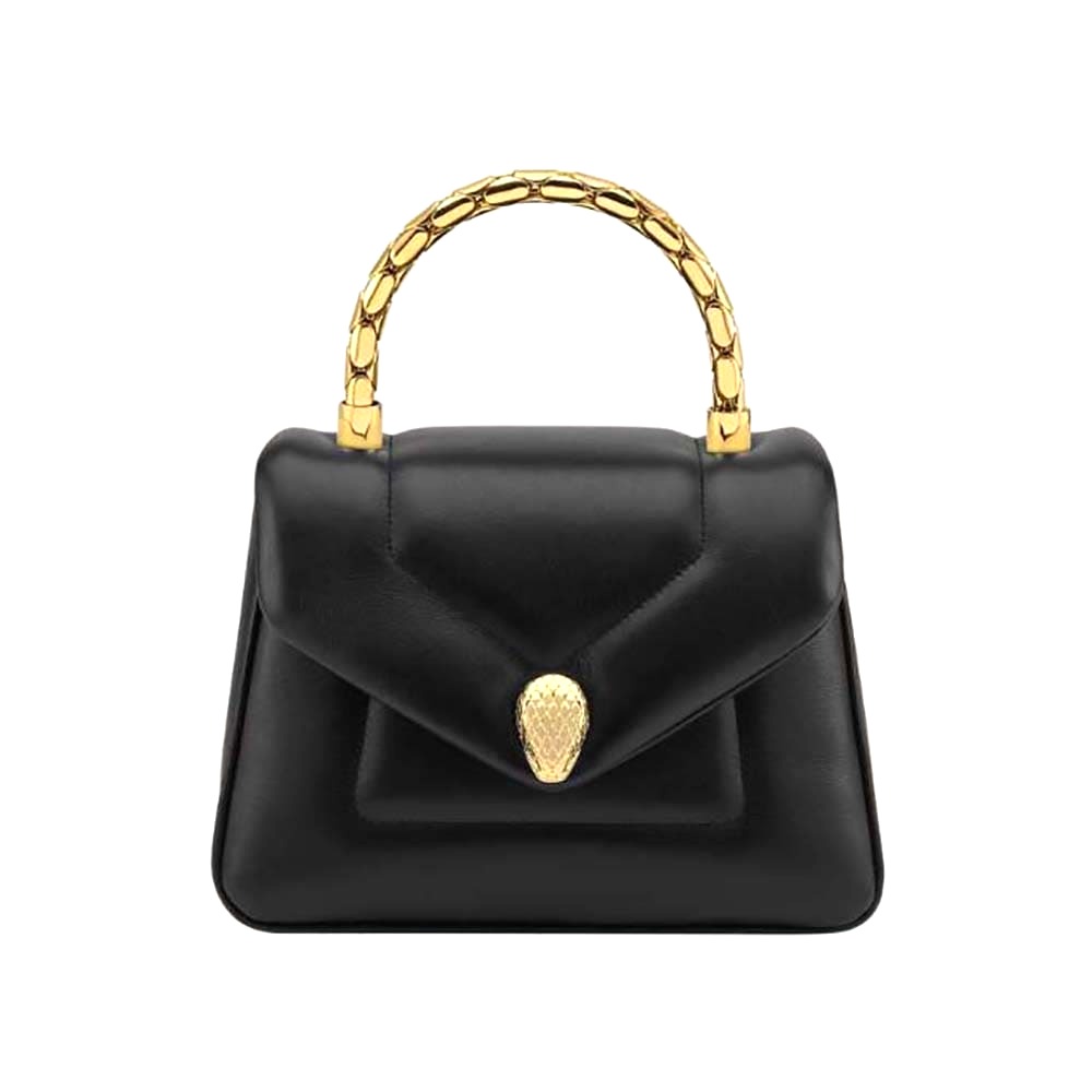 TÚI Bvlgari Women Serpenti Reverse Top Handle-Black