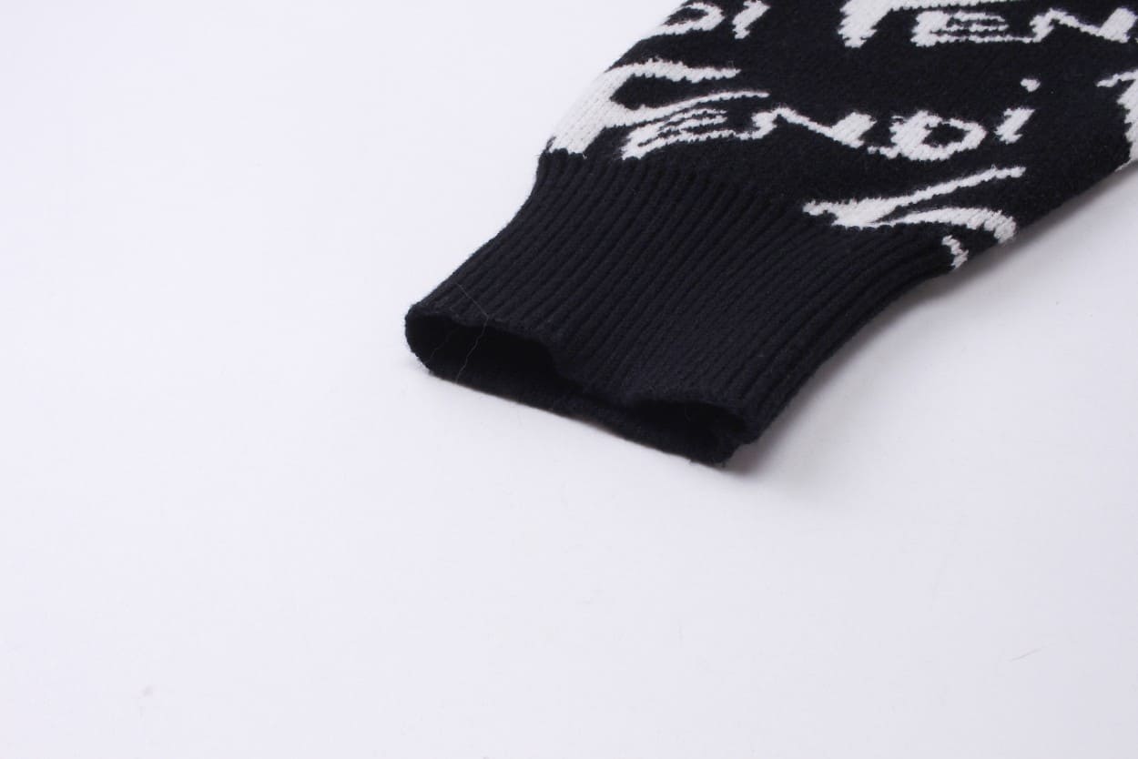 ÁO FENDI Cashmere Black Sweater