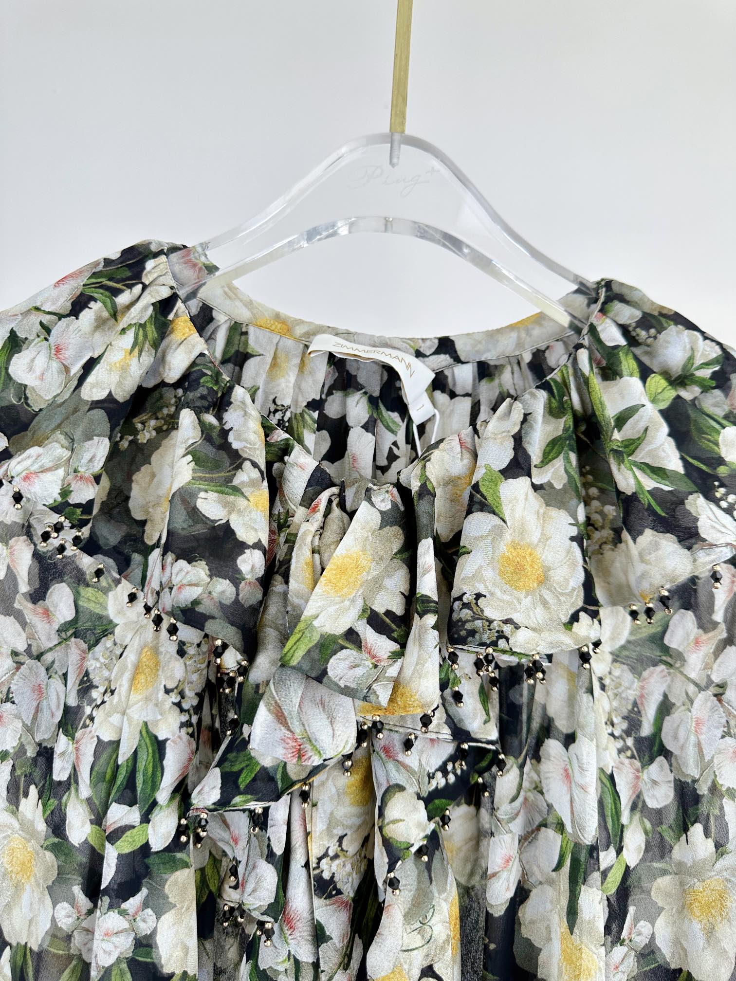 ÁO ZIMMERMANN Camellia Flower Vintage Dress