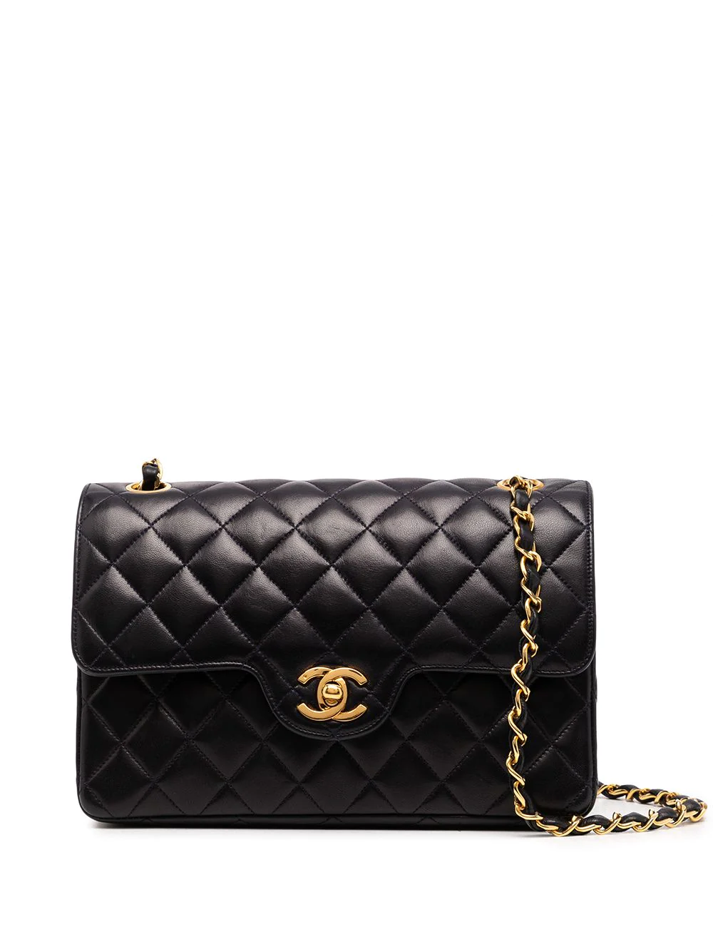 Chanel Peach Quilted Lambskin Small Classic Double Flap Bag Light Gold  Hardware  Madison Avenue Couture