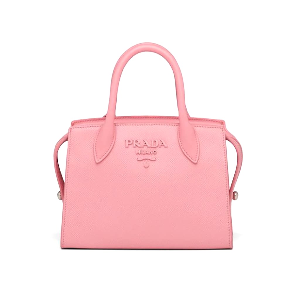 TÚI Prada Women Saffiano Leather Prada Monochrome Bag-Pink