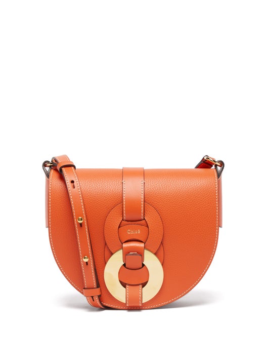 TÚI CHLOÉ Darryl grained-leather cross-body bag