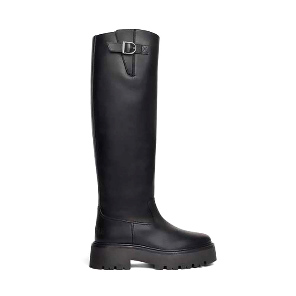 GIÀY Celine Women Buckled High Boot in Calfskin