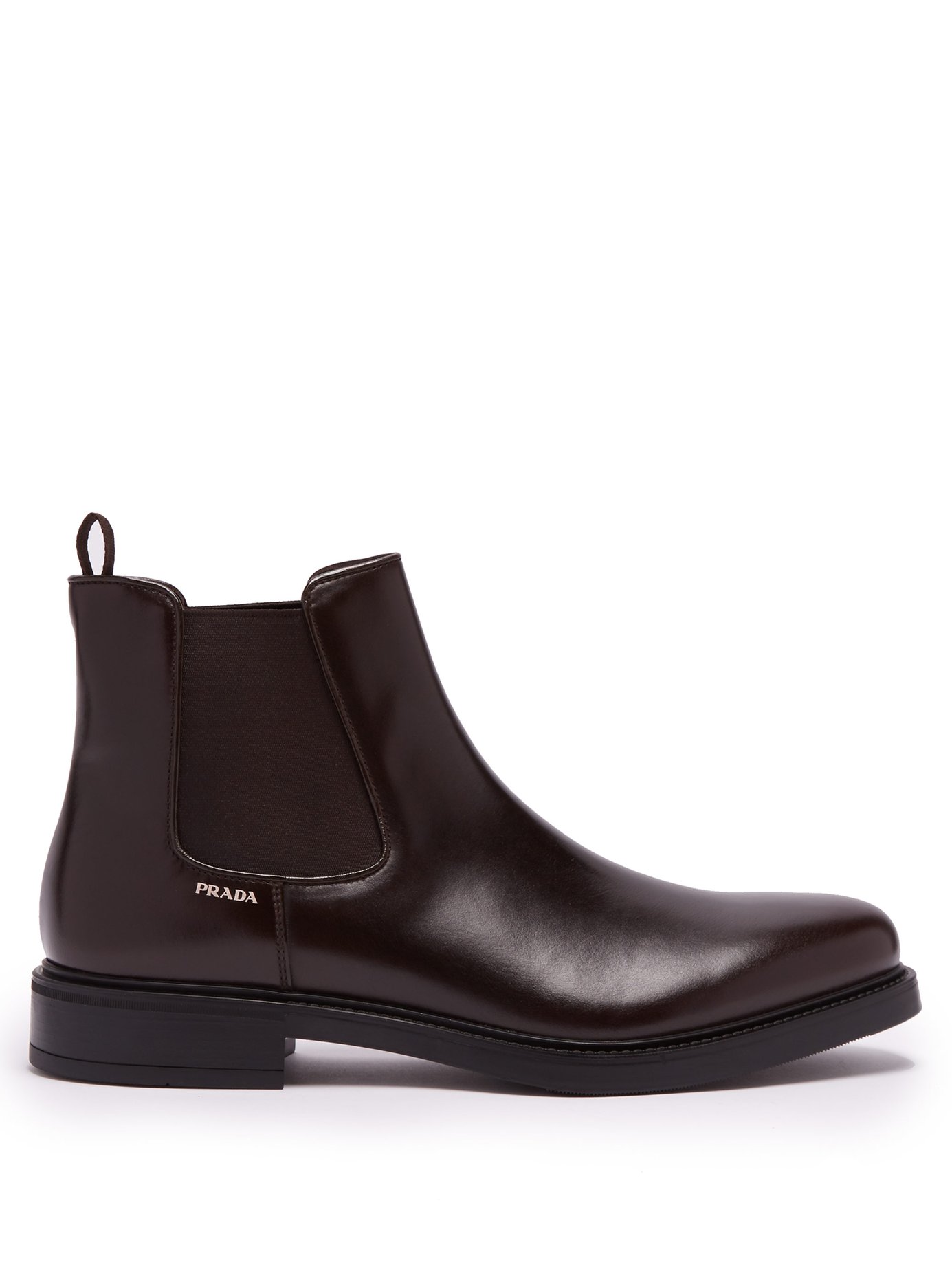 GIÀY PRADA Leather chelsea boots