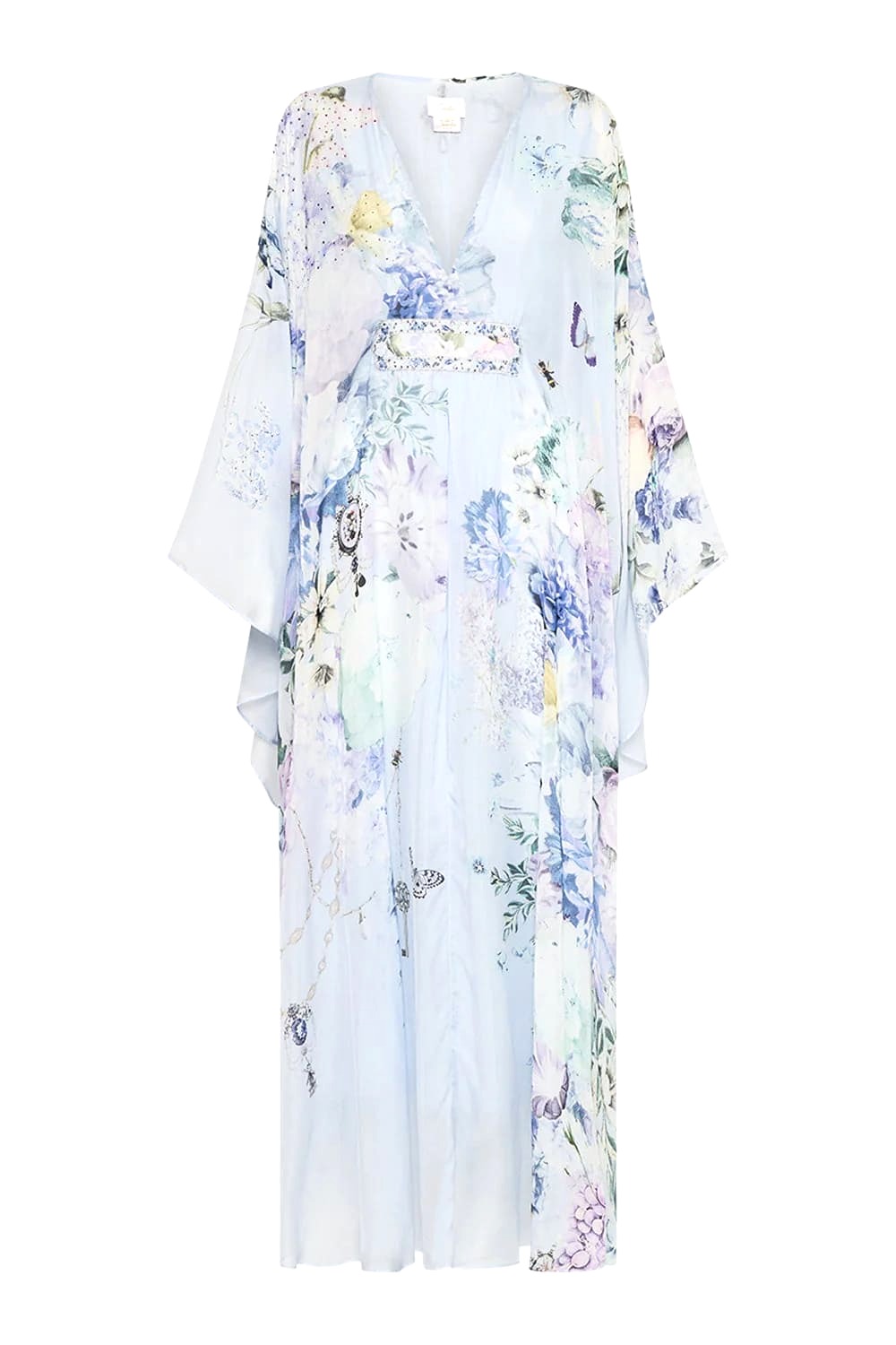 VÁY CAMILLA BLUE DIAMOND FLOWER DRESS High Classy