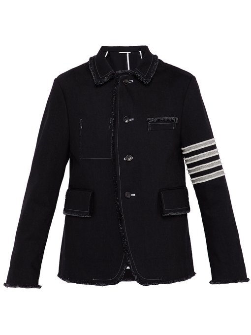 Thom browne cheap denim jacket