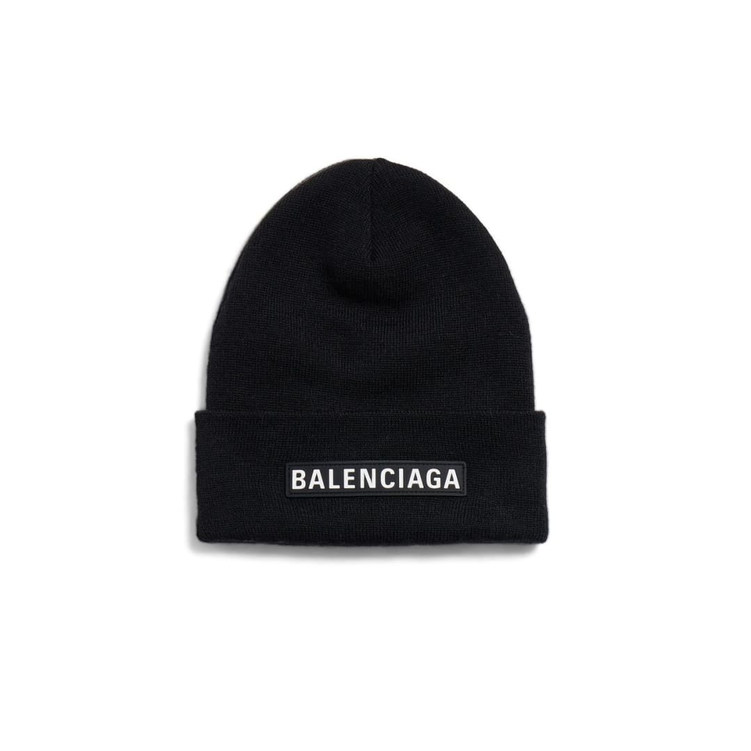 MŨ BALENCIAGA MERINO BEANNIE MŨ LEN