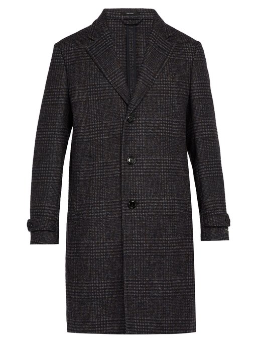ÁO ERMENEGILDO ZEGNA  Single-breasted alpaca and wool-blend overcoat