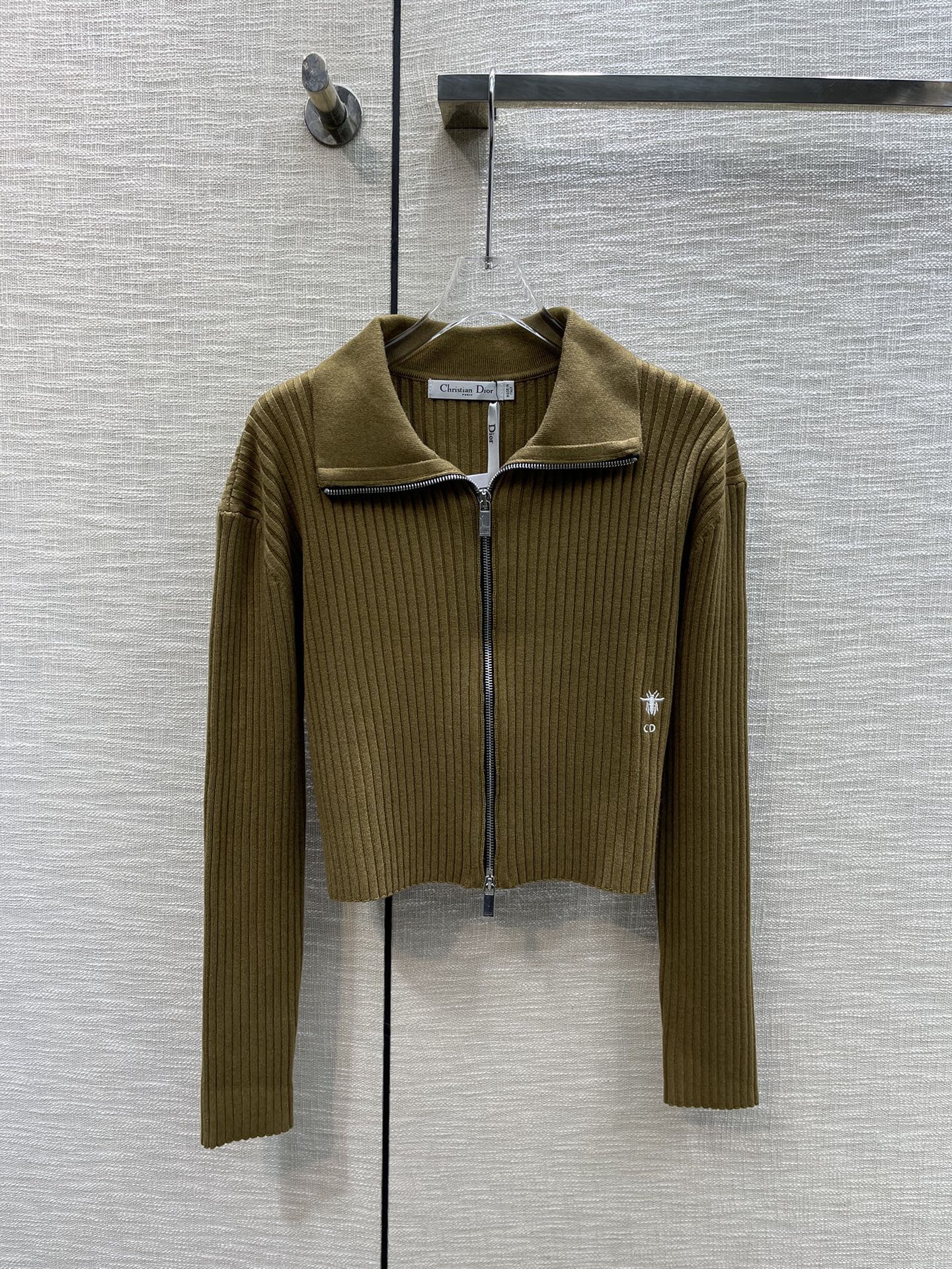 ÁO DIOR Cardigan Brown Sweater