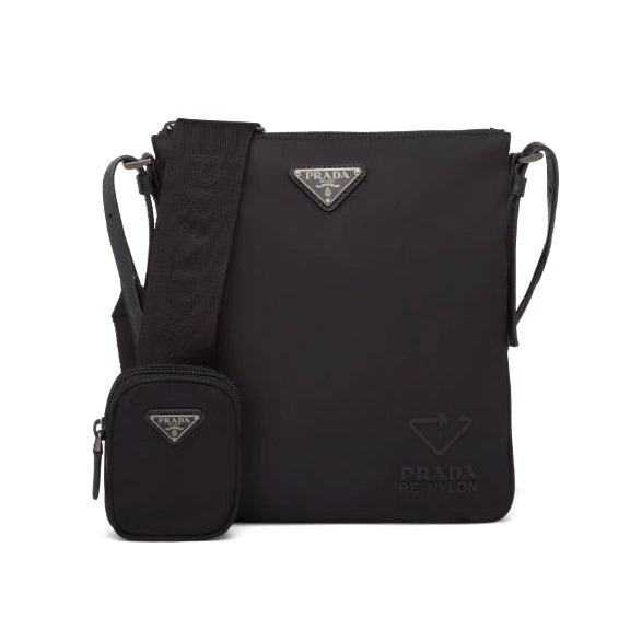 TÚI PRADA Re-Nylon and Saffiano Leather Shoulder Bag