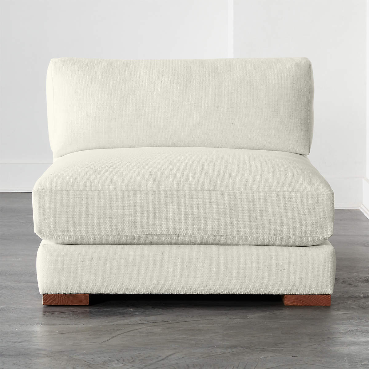 SOFA NỈ ESPRESSO VELVET ARMLESS CHAIR