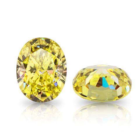 KIM MOISSANITE Natural Fancy Màu Vàng VVS1 Moissanite Diamond Oval Cut(giá liên hệ)