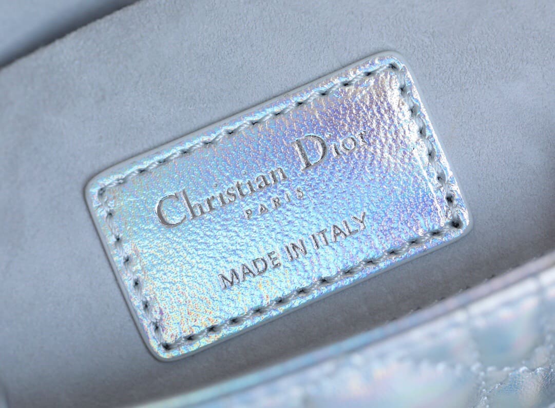 TÚI CHRISTIAN DIOR Medium Lady D-Joy Cannage Pearl ánh trai