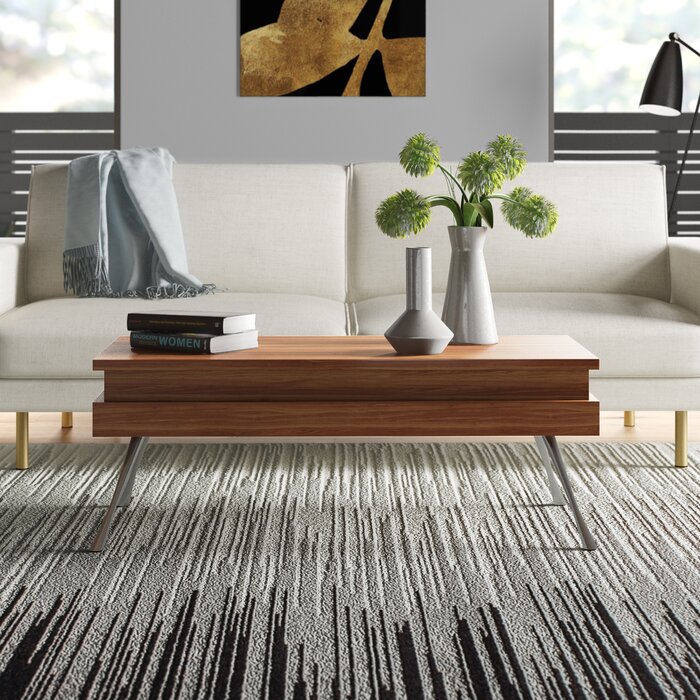 BÀN TRÀ PHÒNG KHÁCH LENO COLLECTION Lift Top Coffee Table with Storage