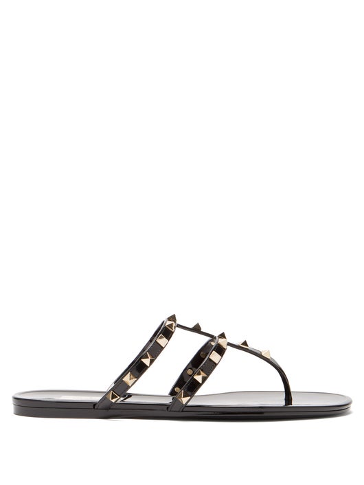 GIÀY VALENTINO GARAVANI Rockstud PVC jelly slides
