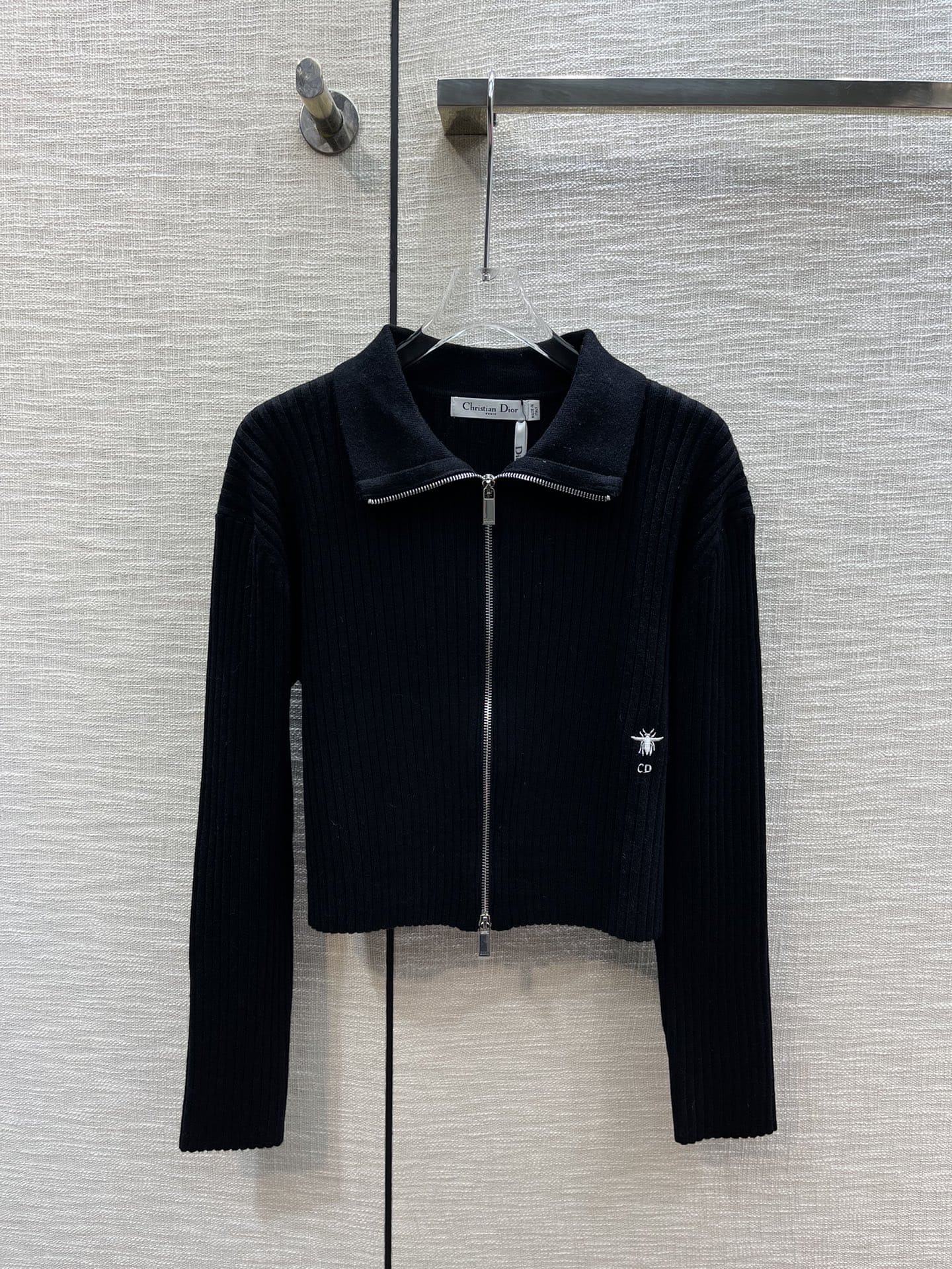 ÁO DIOR Cardigan Black Sweater