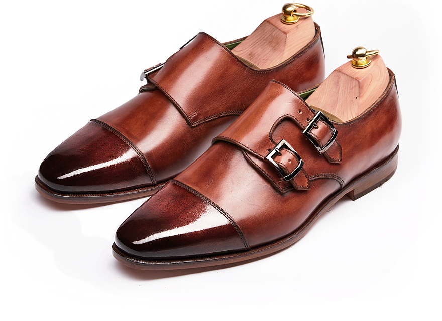 HENDERSON SHOES PERSONALIZATION THE CLASSIC DOUBLE STRAP PAINTING HANDCRAFTED SHOES