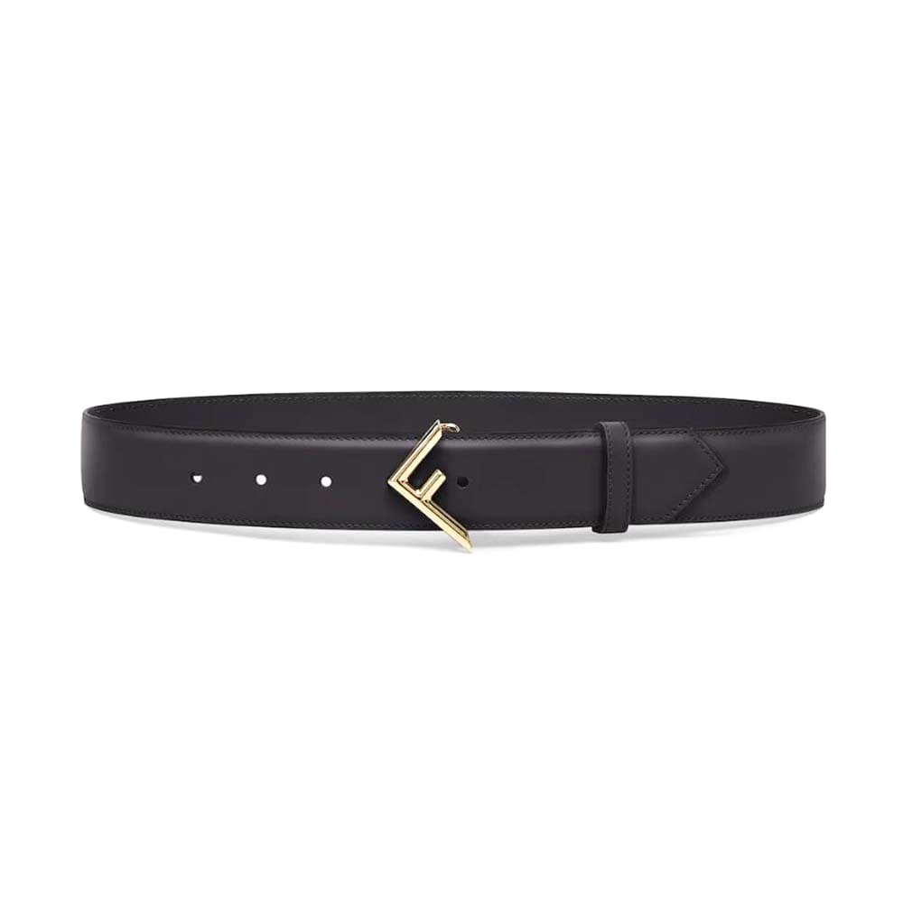 DÂY LƯNG Fendi Women Black Leather Belt