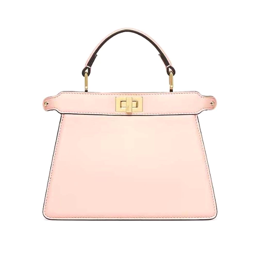 TÚI Fendi Women Peekaboo ISeeU Petite Pink Padded Nappa Leather Bag