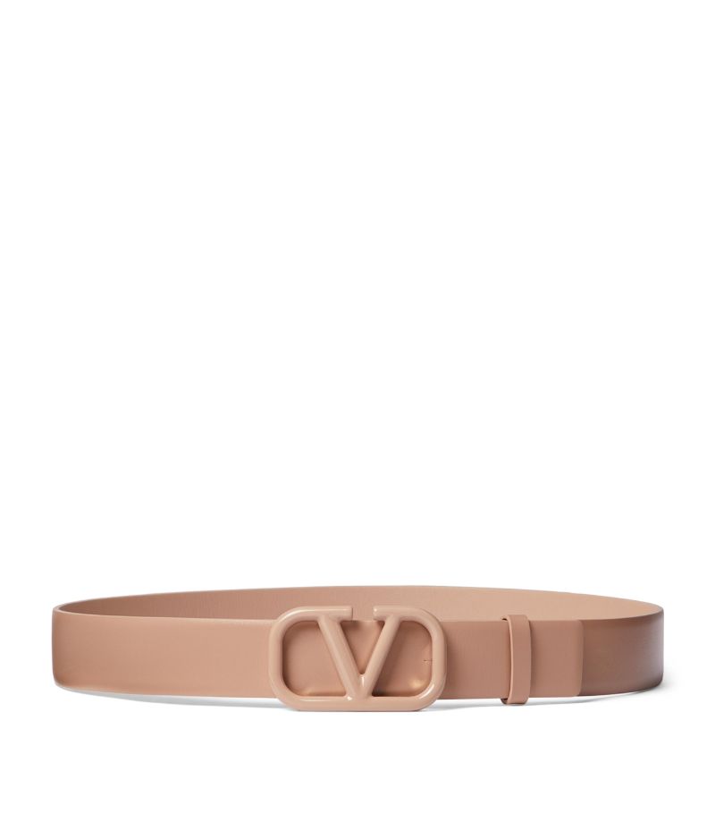 DÂY LƯNG VALENTINO GARAVANI  Leather Logo Belt 3CM