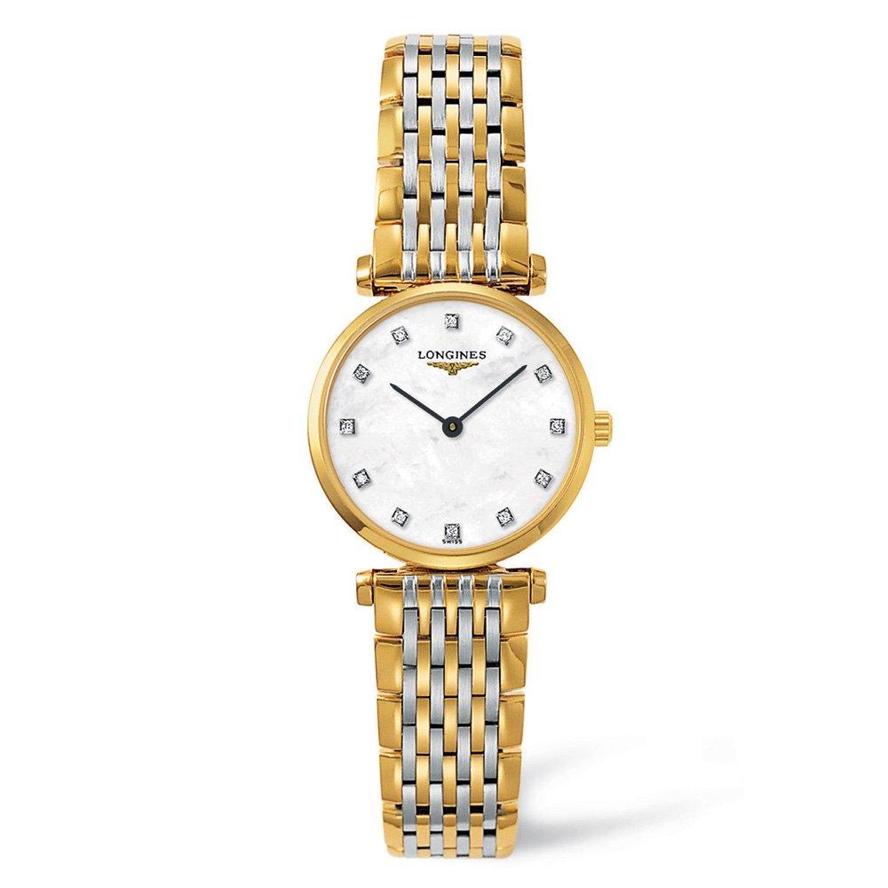 ĐỒNG HỒ Longines La Grande Classique Gold Plated and Stainless Steel Diamond Ladies Watch
