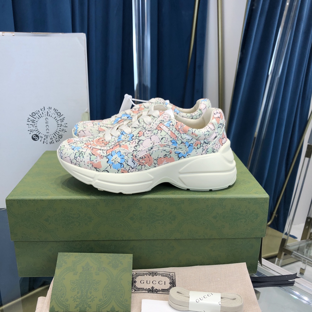 GIÀY GUCCI RHYTON GG ITALIA SNEAKERS SHOES UNISEX