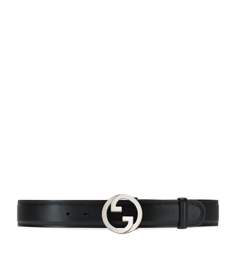 DÂY LƯNG GUCCI  Leather Blondie Belt khóa trắng