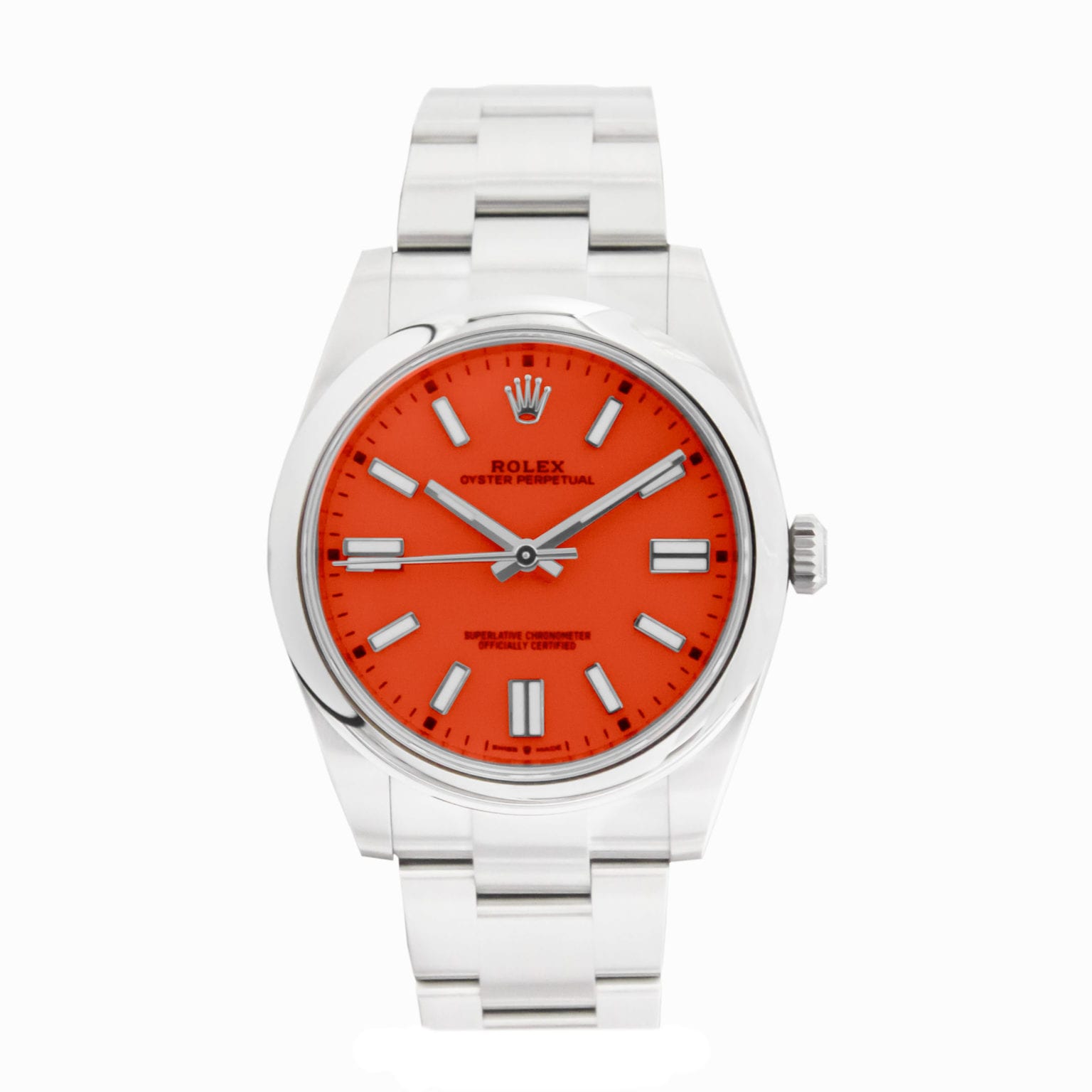 ĐỒNG HỒ Rolex Oyster Perpetual Coral Red Dial