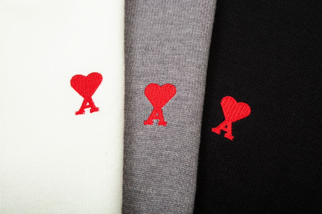 ÁO Ami Paris Heart Logo Sweater Unisex