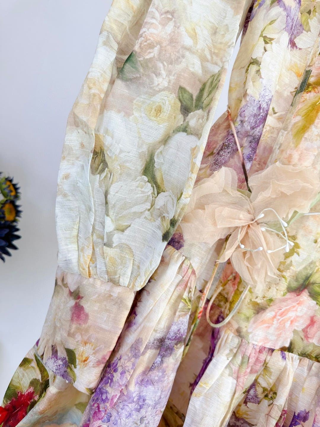 ÁO ZIMMERMANN Flower Vintage Dress High Classy