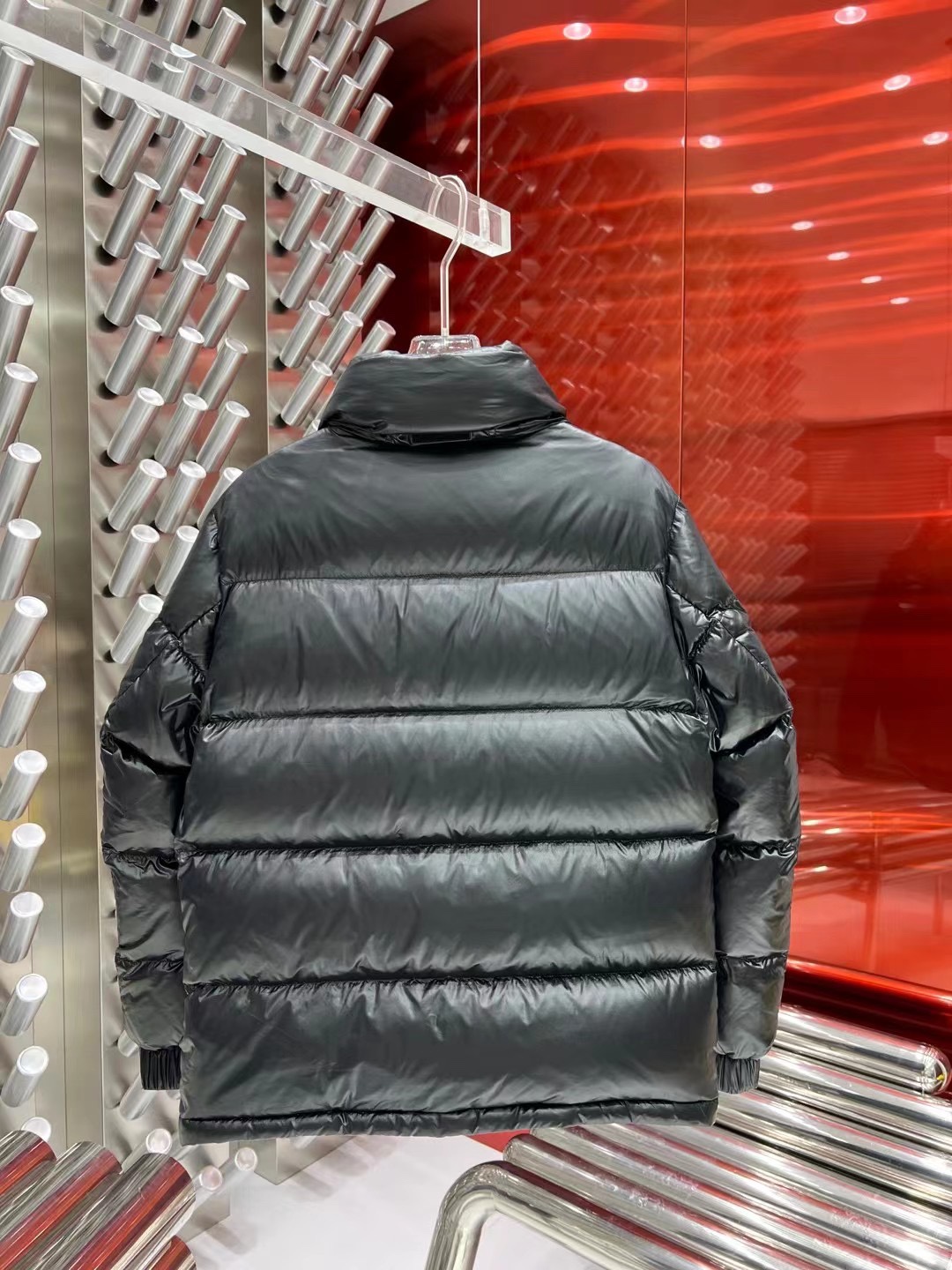 ÁO PRADA TRIANGLE LOGO DOWN JACKET