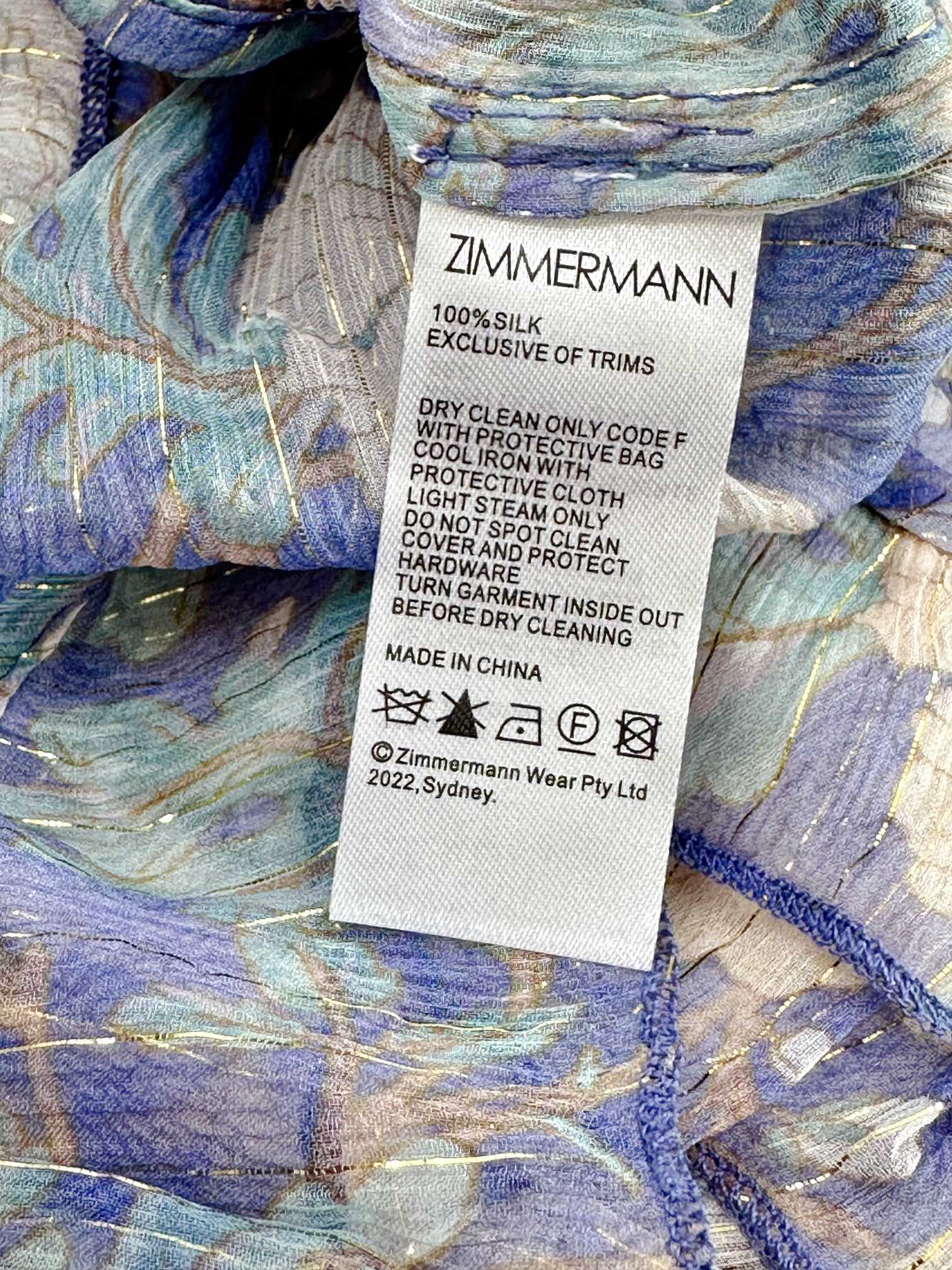 VÁY ZIMMERMANN Flower Vintage Dress