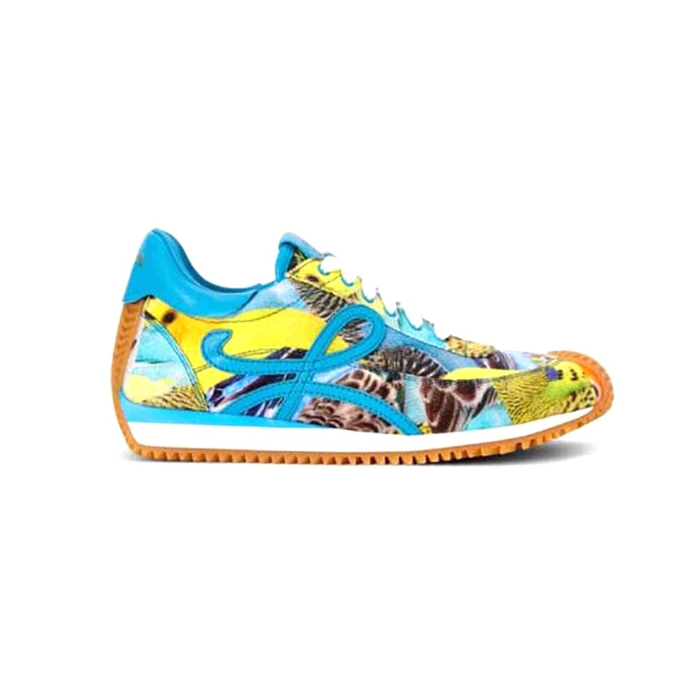 GIÀY Loewe Unisex Flow Runner in Printed Canvas