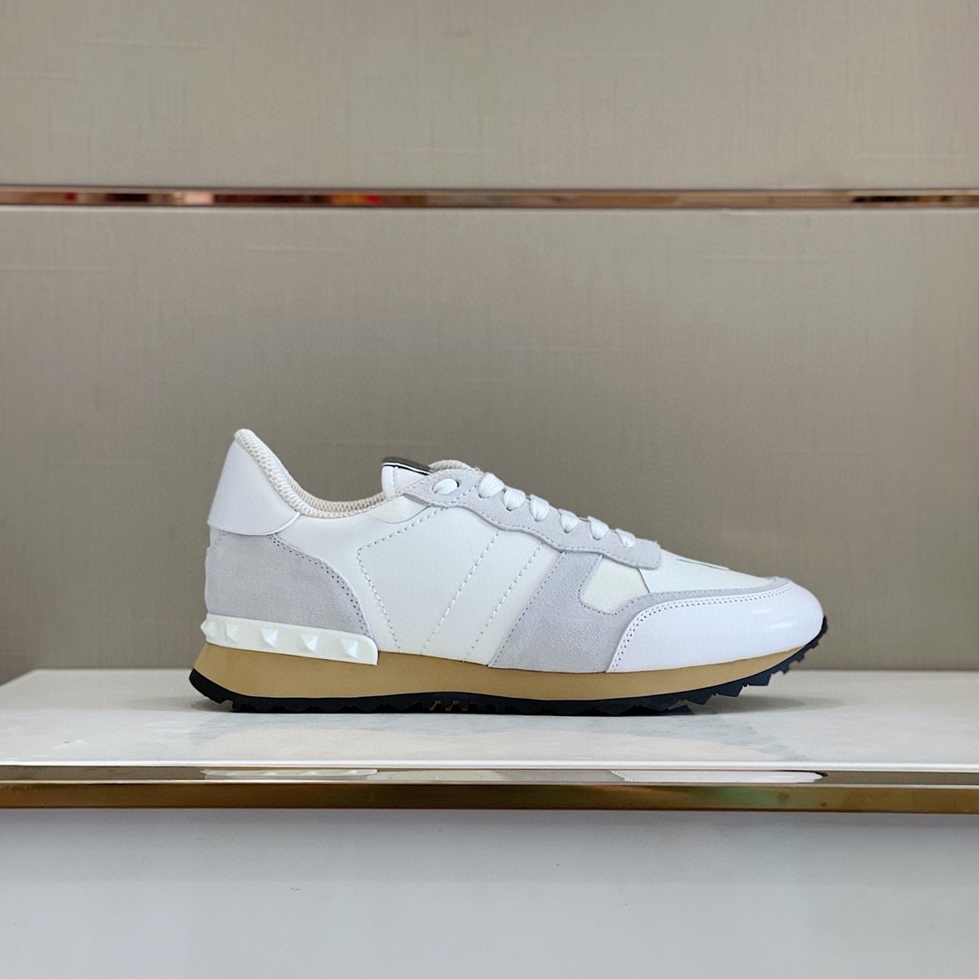 GIÀY VALENTINO STUDD LEATHER RUNNER SNEAKER SHOES AAA