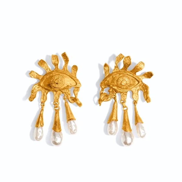 HOA TAI SCHIAPARELLI PARIS HÌNH Ổ KHÓA