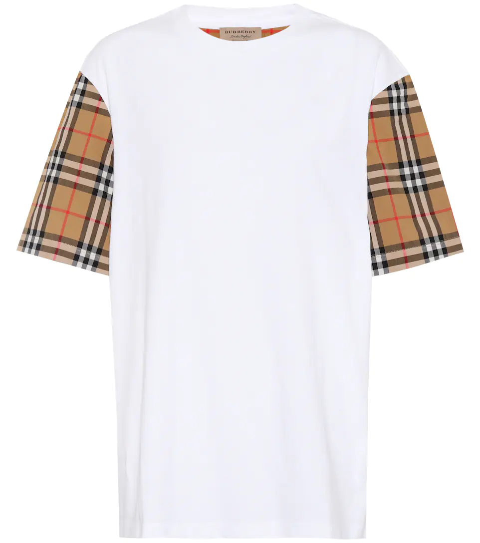 ÁO PHÔNG BURBERRY Vintage Check cotton T-shirt