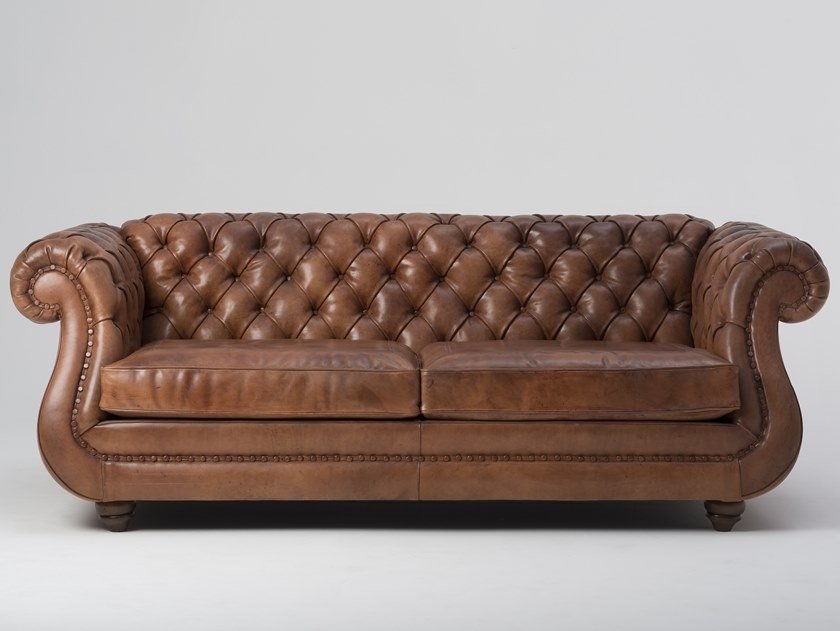 SOFA DA MASTERI 3 seater leather sofa