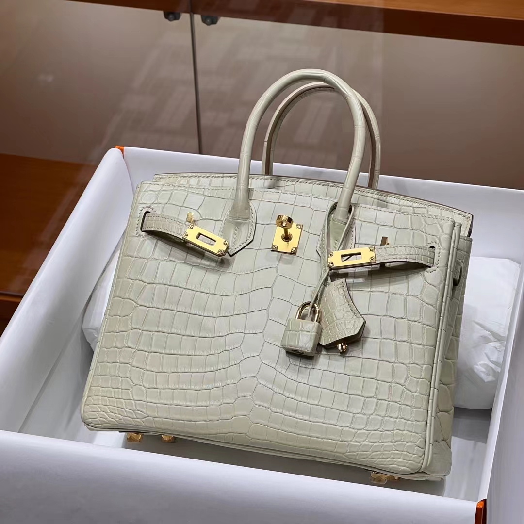 Túi Hermes Birkin Beton Niloticus 25CM Handmade khâu tay(Giá liên hệ)