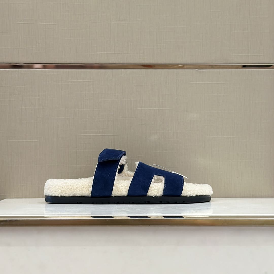 DÉP HERMES CHYPRE FUR SANDAL AAA
