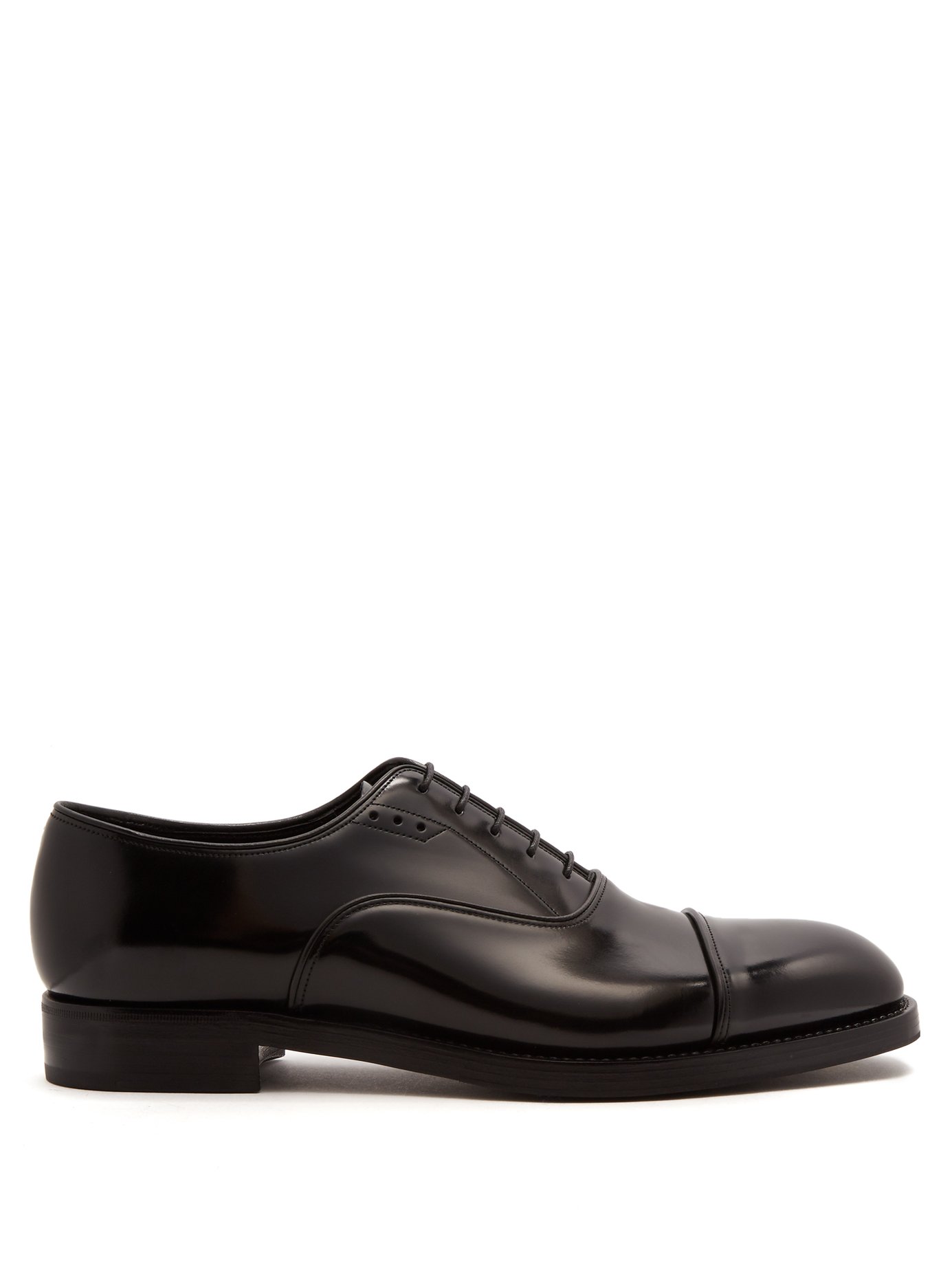 GIÀY PRADA Lace-up leather Derby shoes