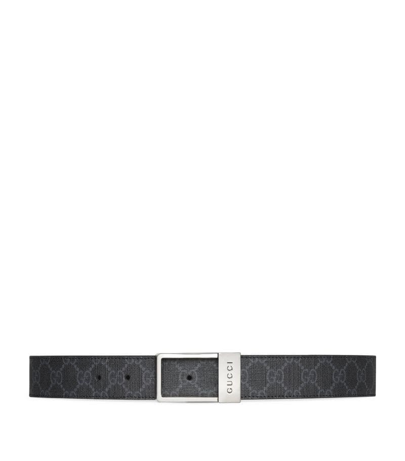 DÂY LƯNG GUCCI  GG Supreme Belt khóa trắng