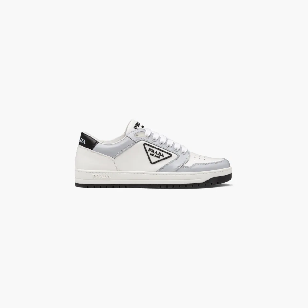 GIÀY PRADA Perforated leather sneakers